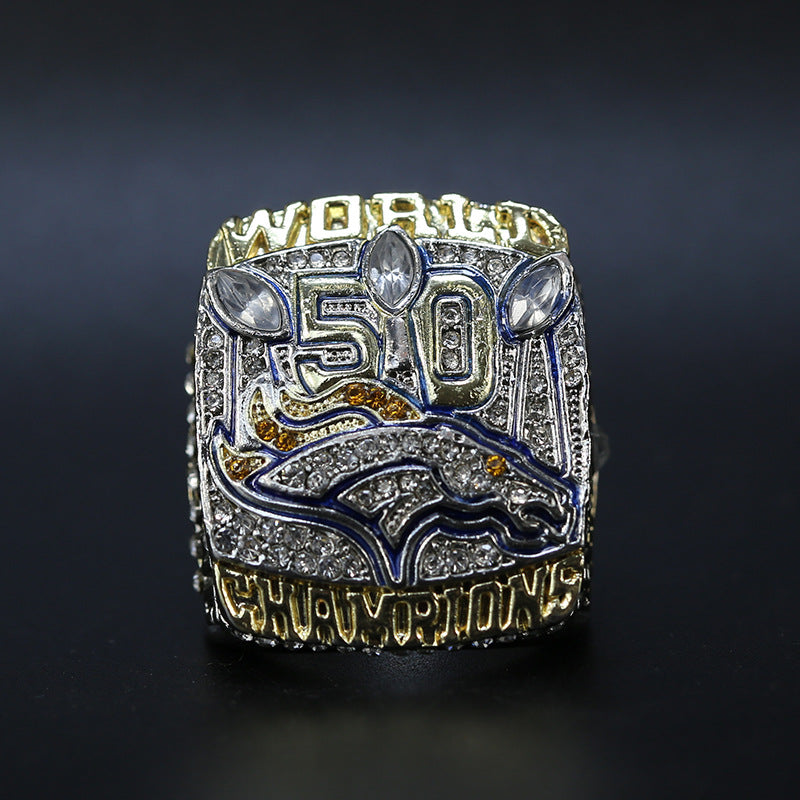 2015 NFL Denver Broncos Replica Super Bowl Championship Ring