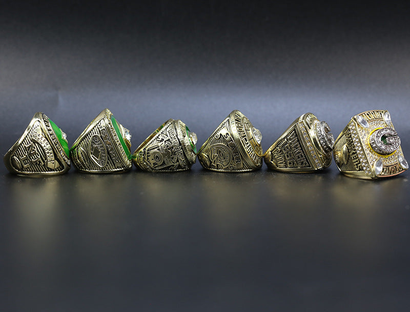 6 * NFL Green Bay Packers Replica Super Bowl Championship Rings