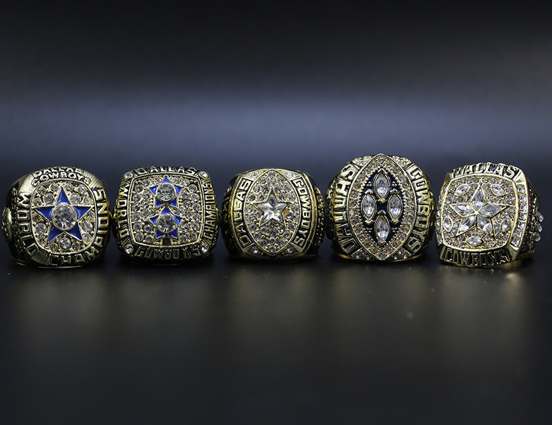 5 * NFL Dallas Cowboys Replica Super Bowl Championship Rings