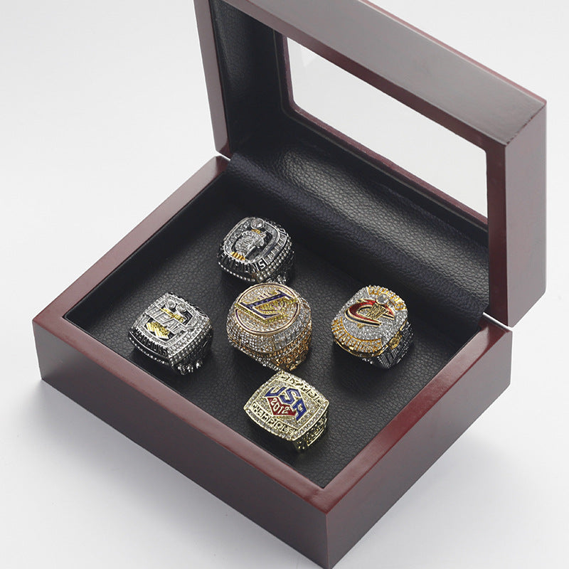 5 *  LeBron James Championship Rings Replica