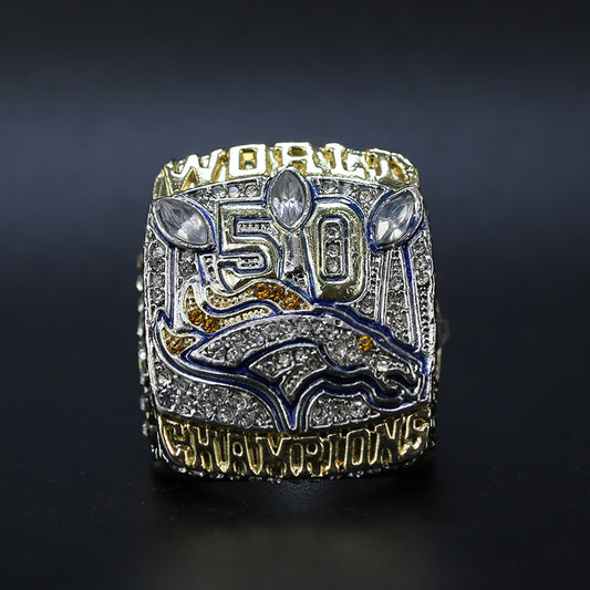 2015 NFL Denver Broncos Replica Super Bowl Championship Ring