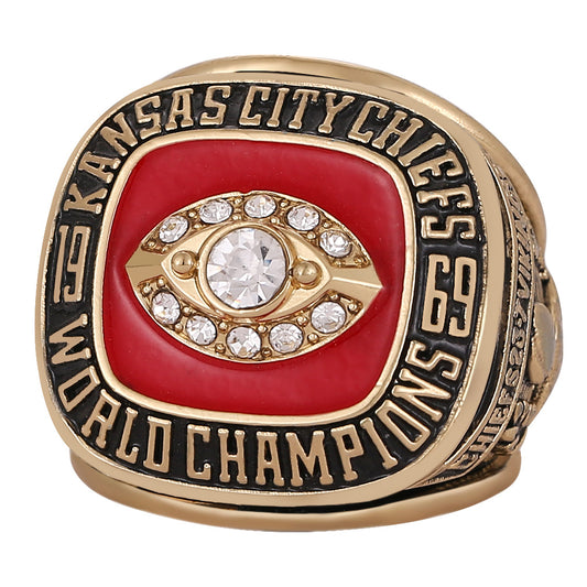 1969 NFL Kansas City Chiefs Replica Super Bowl Championship Ring