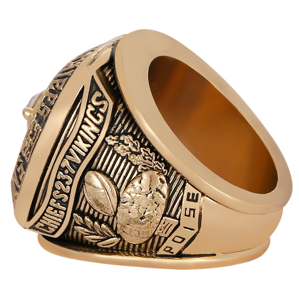 1969 NFL Kansas City Chiefs Replica Super Bowl Championship Ring