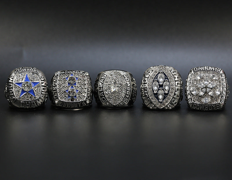 5 * NFL Dallas Cowboys Replica Super Bowl Championship Rings